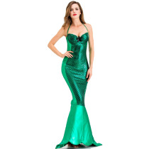 Mermaid Tail Fancy Dress Costume for Women (TCLP1583)