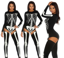 Bad To The Bone Halloween Skeleton Costume (TDD80840-2)