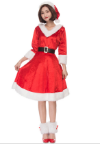 M-L Santa Girl Christmas Holiday Costume TLQZ051