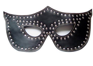 Black Studded Mask
