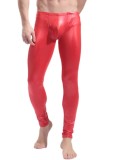 Red Latex Men legging TFR14004-3