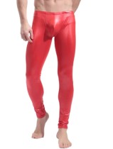 Red Latex Men legging TFR14004-3