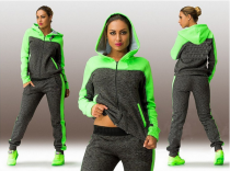 Women Hoodie Top and Pants Tracksuit (TXCL9091)