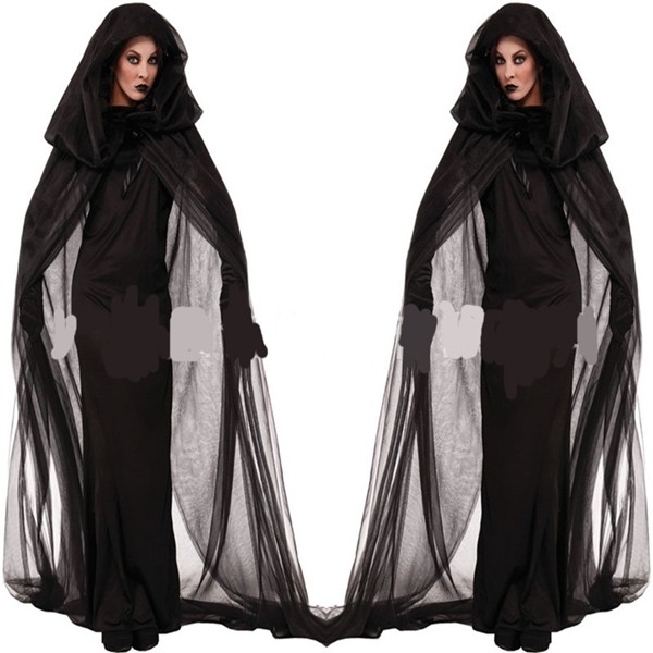 M-XL Evil Adult Vampire Halloween Costume (TLQZ1004)