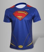 Superman Pattern Slimming Short Sleeve Quick-Dry T-Shirt TJEL0001