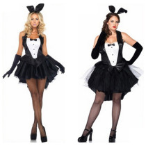 Sexy Tux and Tails Bunny Costume TLQZ1670