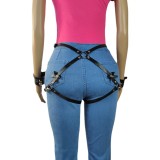 Sexy Women Garters Belts Leather Leg Harness TMF058