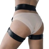 Bondage Adjustable Leather Leg Harness Belts Suspender TMF054
