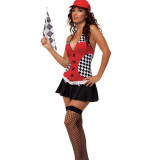 Women Sexy Halter Racing Costume Dress