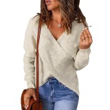 8-Colors Cross Front Women Sweater TOLY68218