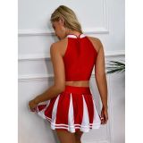Girls Printed Dancing Cheerleader Set Uniforms TMRP1350