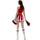 Girls Printed Dancing Cheerleader Set Uniforms TMRP1350
