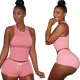 Summer Sports Two Piece Shorts Set