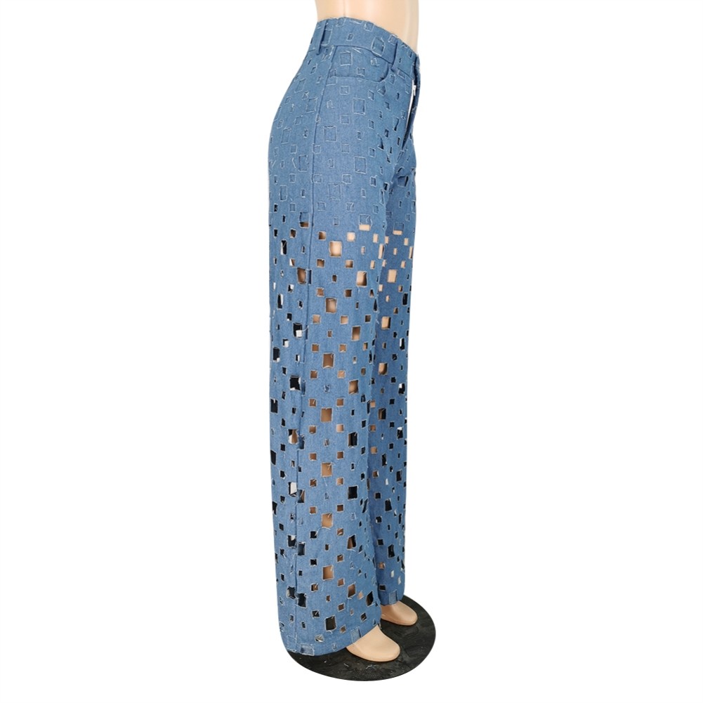 high waist blue jeans pull and bear