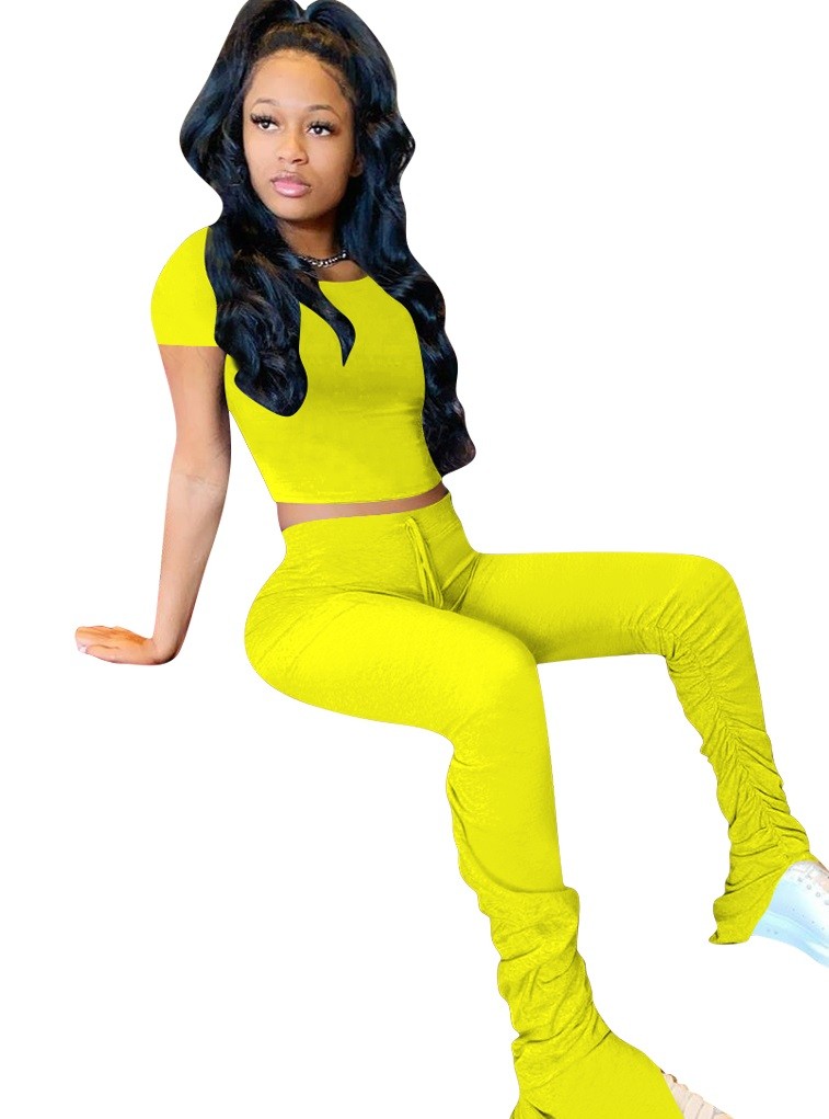 two piece summer pants set