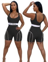 Summer Sports Sleeveless Bodycon Rompers