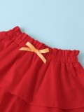 Kids Girl Summer Two Piece Skirt Set