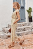 Summer Casual Stripes Loose Jumpsuit