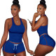 Sports Vest Top and Shorts Set