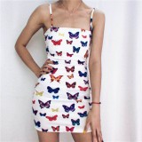 Sexy Butterfly Strap Mini Dress