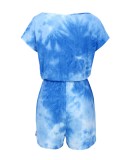 Summer Tie Dye Pajama Rompers