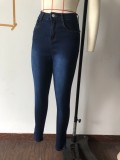 Sexy High Waist Tight Simple Jeans