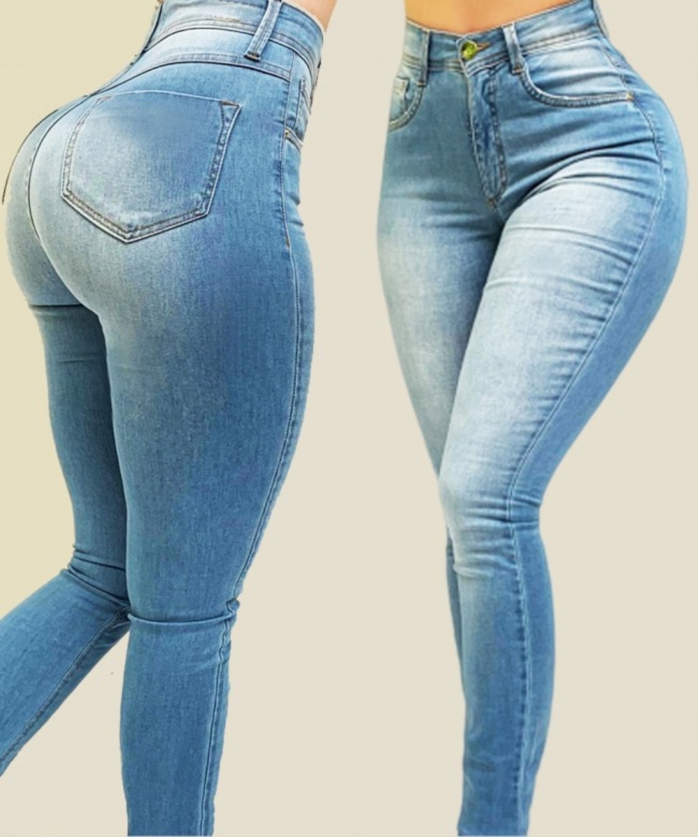 Wholesale Sexy High Waist Tight Simple Jeans Global Lover