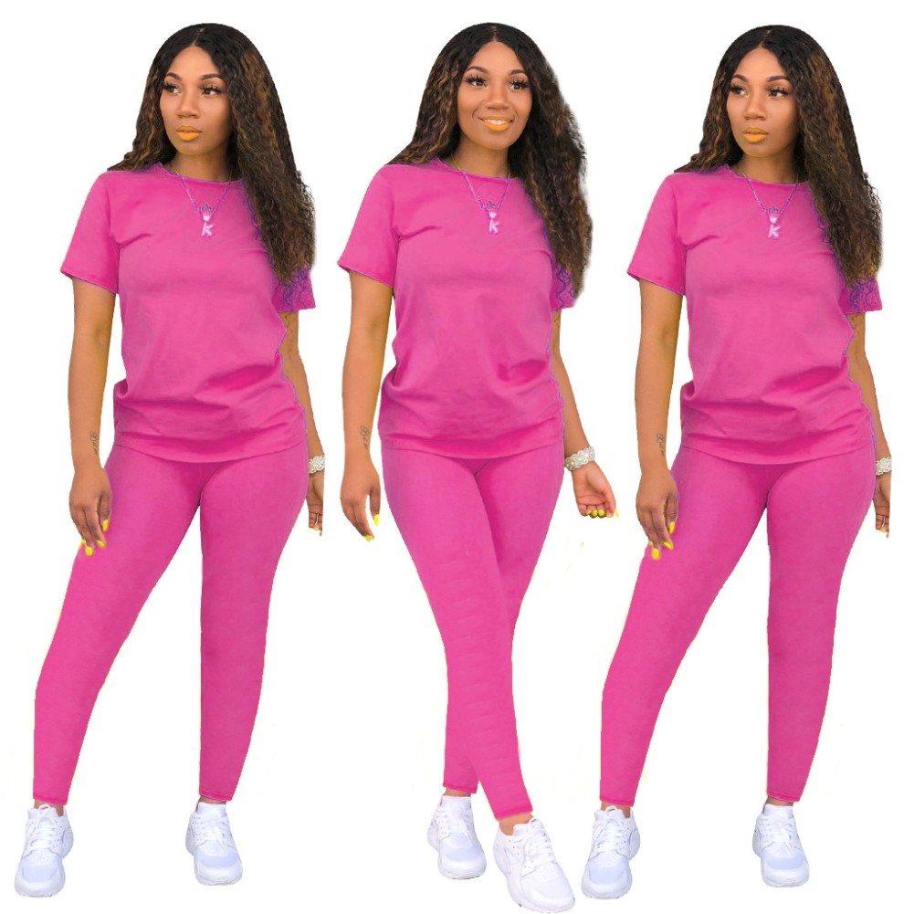 two piece summer pants set