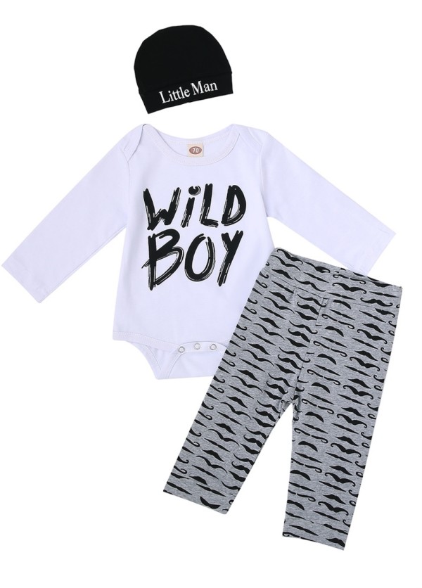 Baby Boy Print Underwear 3PC Set