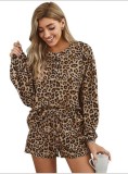 Falls Leopard Two Piece Shorts Pajama Set