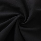 Black Lace Upper Strap Vest