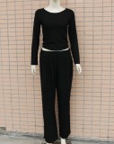 Autumn Casual Two Piece Knit Leisure Set
