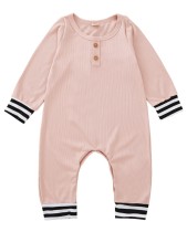 Baby Girl Autumn Pink Strampler Overall