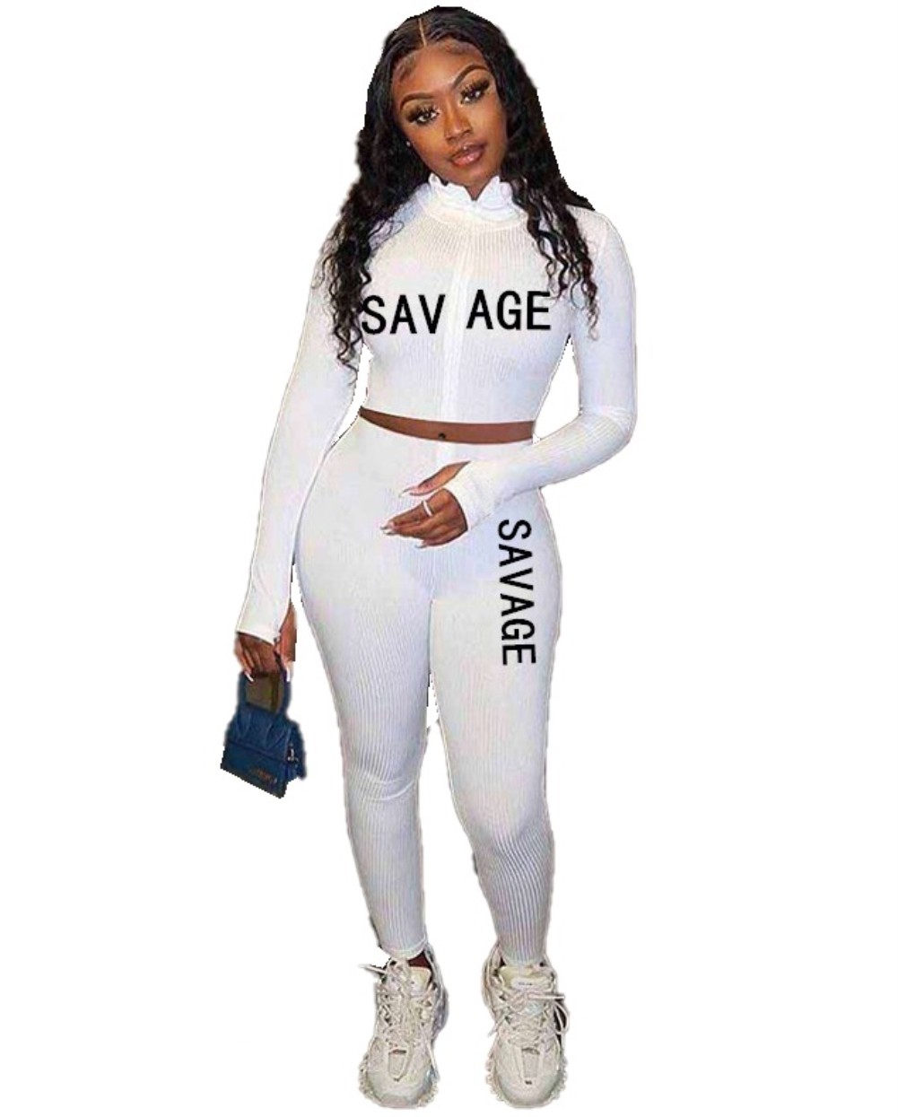 crop top and jogger pants