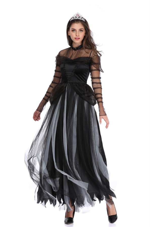 Halloween Queen Black Costume Set