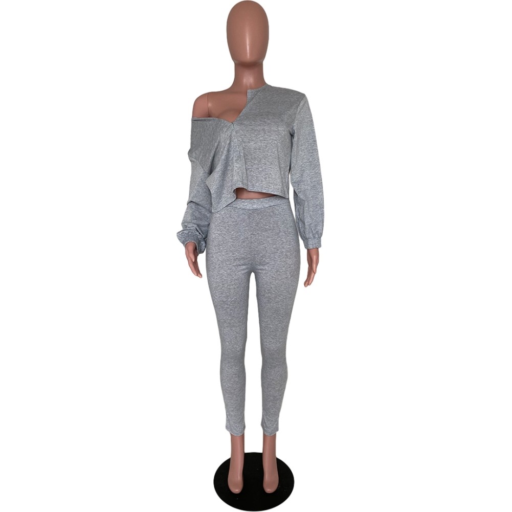 matching crop top and pants set