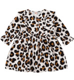 Kids Girl Autumn Leopard Print Dress