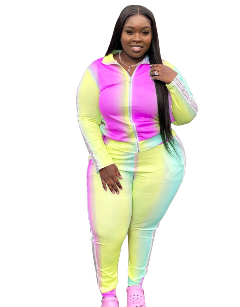 2 piece tracksuit plus size