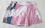 Summer Tie Dye Tank Crop Top and Shorts Set
