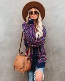 Autumn Colorful Long Cardigans with Full Sleeves