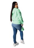 Autumn Butterfly Loose Fit Hoodie Pocket Sweats