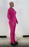 Long Sleeve Pocketed Solid Plain Tracksuit
