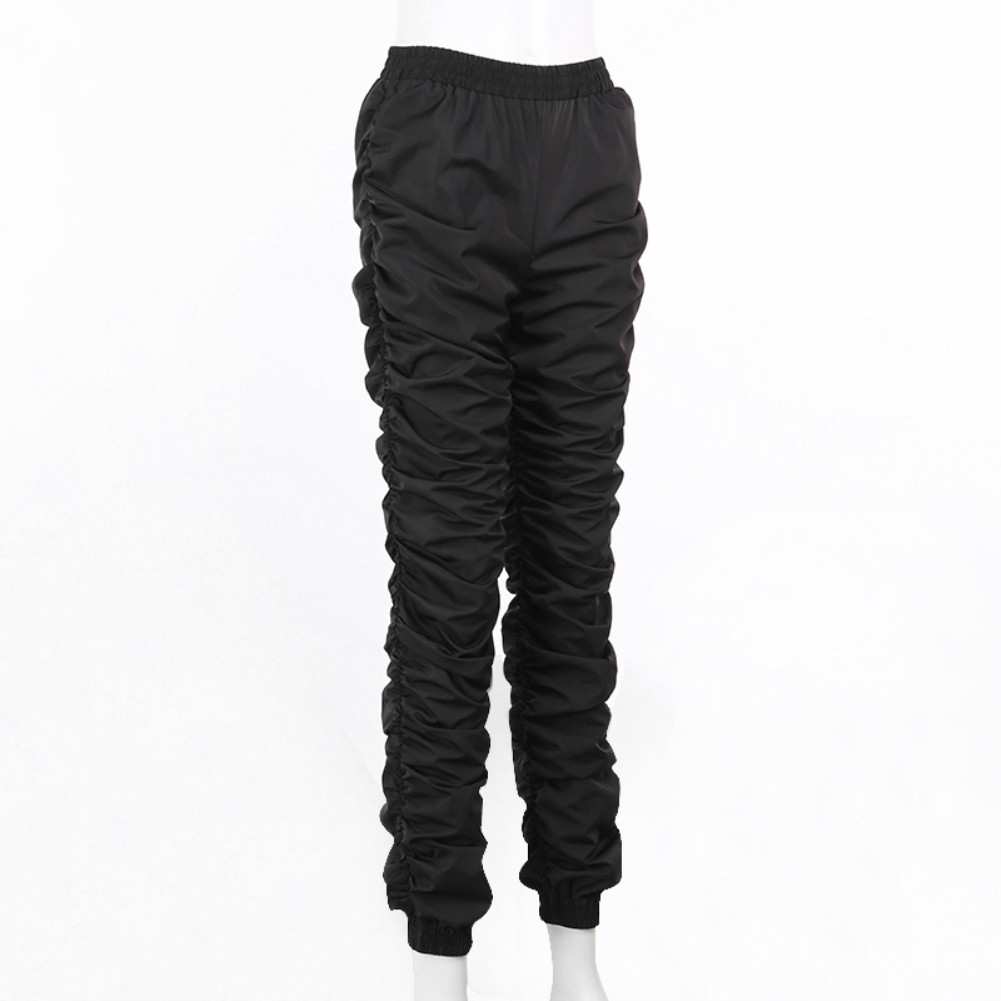 ruched track pants