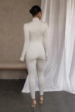 Autumn Party Sexy Sheer Turtleneck Bodycon Jumpsuit