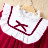 Baby Girl Autumn A-Line Velvet Dress