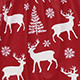 Adult Women Christmas Print Bra and Shorts Pajama Set