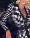 Elegant Button Up Midi Dress