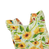 Baby Girl Summer Floral One-Piece Swimwear