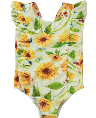 Baby Mädchen Sommer Blumen einteilige Badebekleidung