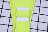 Solid Plain Long Sleeve High Cut Turtleneck Bodysuit